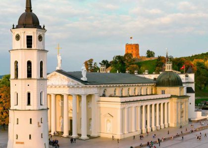 Arrival to Vilnius, Lithuania